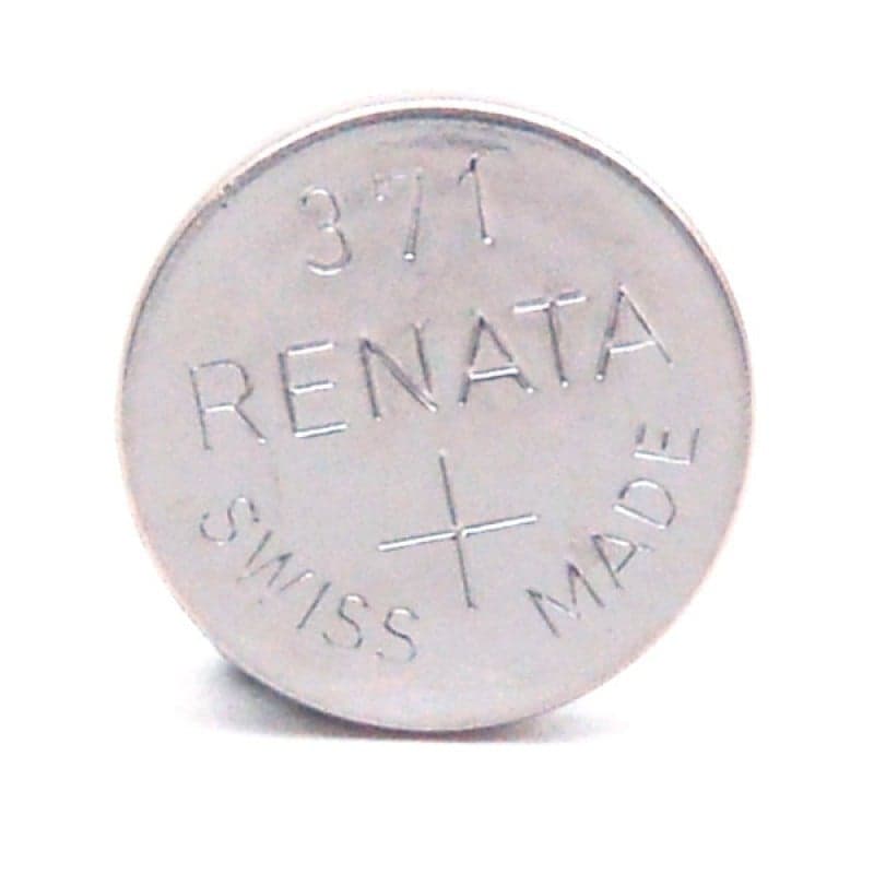 Renata / Swatch Group - Pile bouton oxyde argent 371 RENATA 1.55V 40mAh