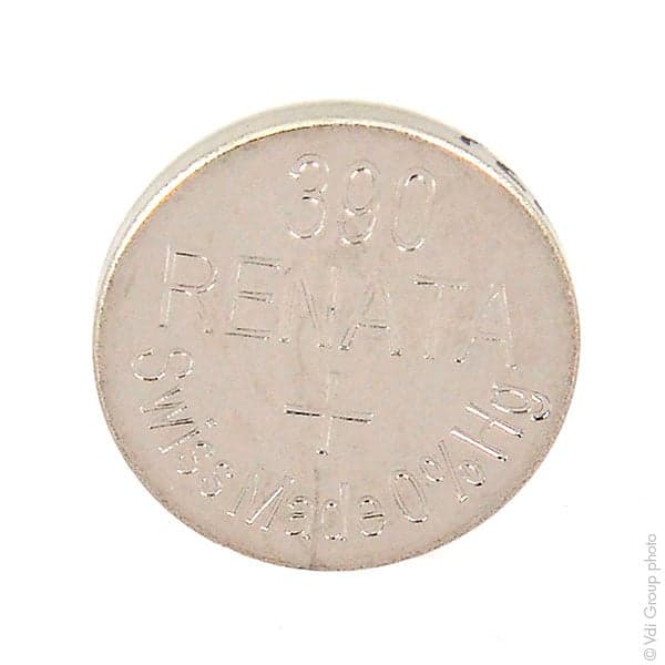 Renata / Swatch Group - Pile bouton oxyde argent 390 RENATA 1.55V 80mAh