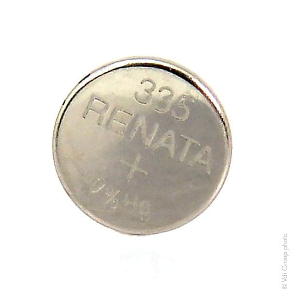 Renata / Swatch Group - Pile bouton oxyde argent 335 RENATA 1.55V 5.5mAh