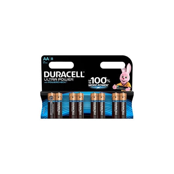 Duracell - Pile alcaline blister x8 Duracell Ultra Power LR6 - AA 1.5V 2700mAh