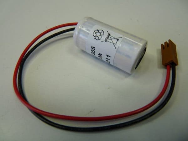 NX - Pile lithium BR2/3A 3V 1.2Ah JAE