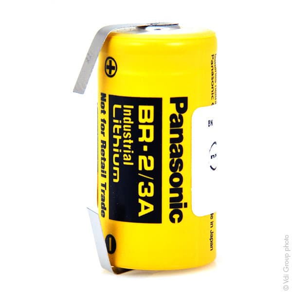 Panasonic - Pile lithium BR2/3A 3V 1.2Ah T2