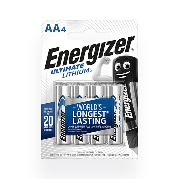 Energizer - Pile lithium blister L91 AA Energizer Ultimate Lithium 1.5V 3500mAh