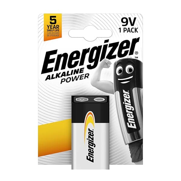 Energizer - Pile alcaline blister ENERGIZER 522 6LR61 9V 600mAh
