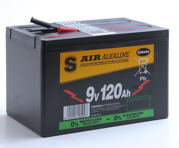 Cegasa - Pile depolarisation air alcaline eZ8 9/130 9V 120Ah
