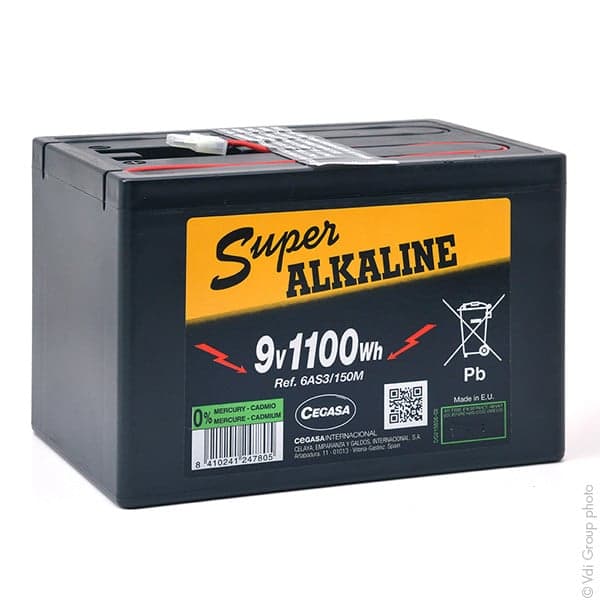 Cegasa - Pile depolarisation air alcaline eZ8 9/150M 9V 150Ah