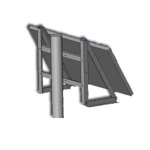 EM - Adaptateur mat pour kit de fixation taille S