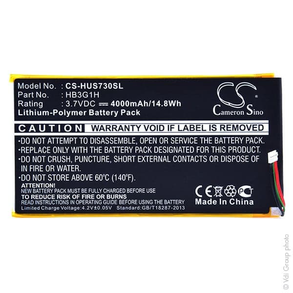 NX - Batterie tablette 3.7V 4000mAh