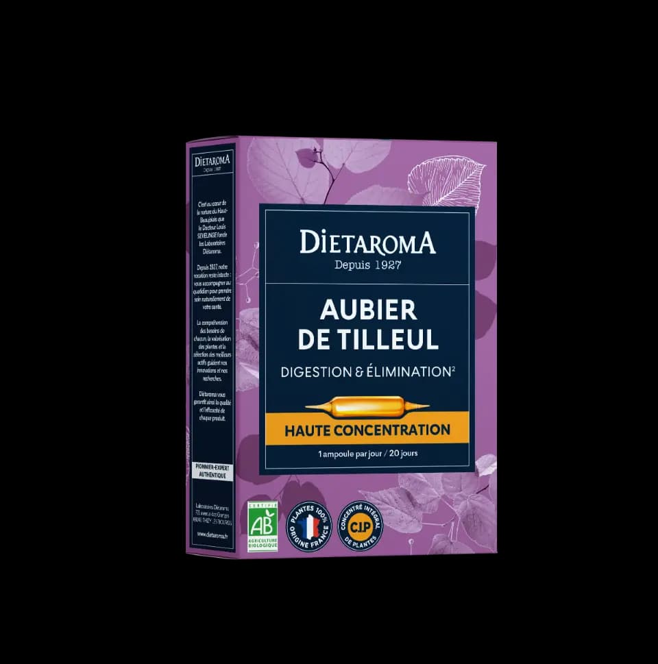 Complément alimentaire Aubier de Tilleul 20 ampoules
