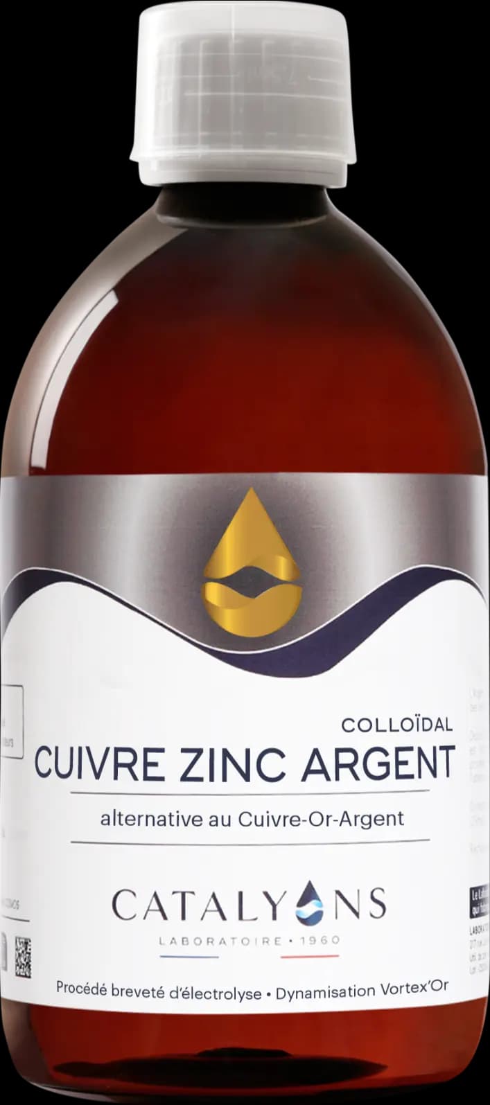 Complément alimentaire Cuivre Zinc Argent colloïdal 500 ml