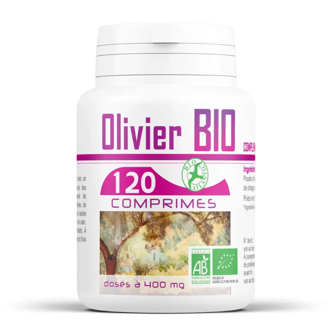 Olivier feuilles bio 120 comprimés