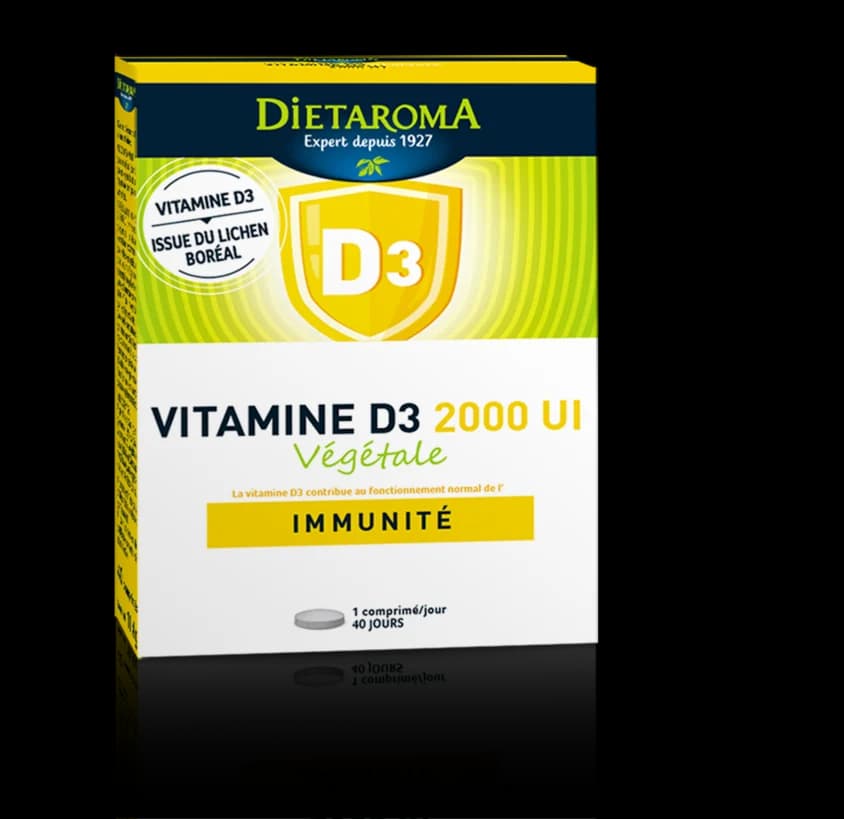 Vitamine D3 végétale 40 comprimés
