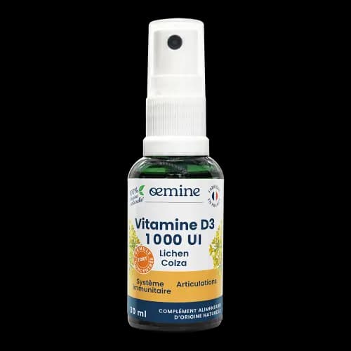 Œmine vitamine D3 végétale