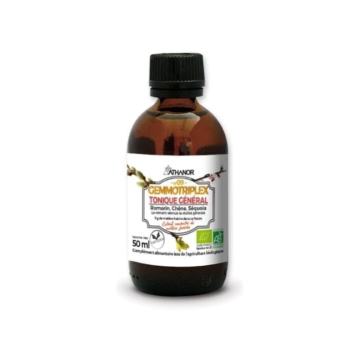 Gemmotriplex n°09 - Tonique général 50 ml Bio*