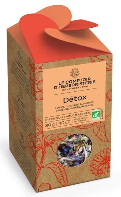 Mélange infusion detox 80 gr Bio
