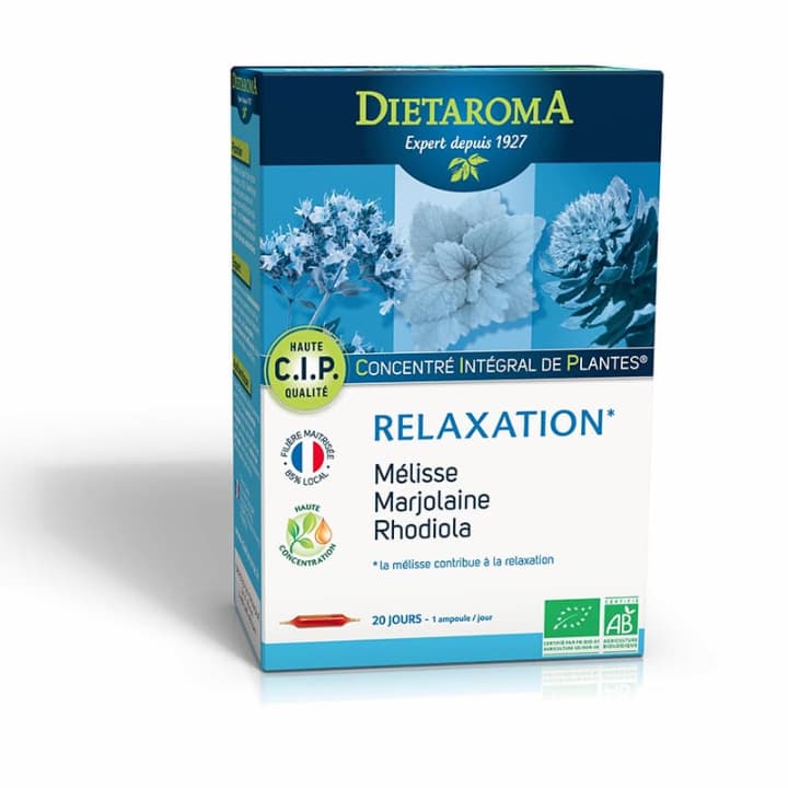 CIP complexe Relaxation 20 ampoules