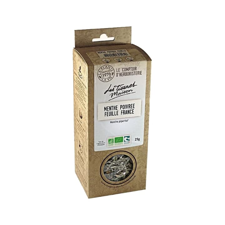 Les Tisanes Maison - Menthe poivrée feuilles 25 g