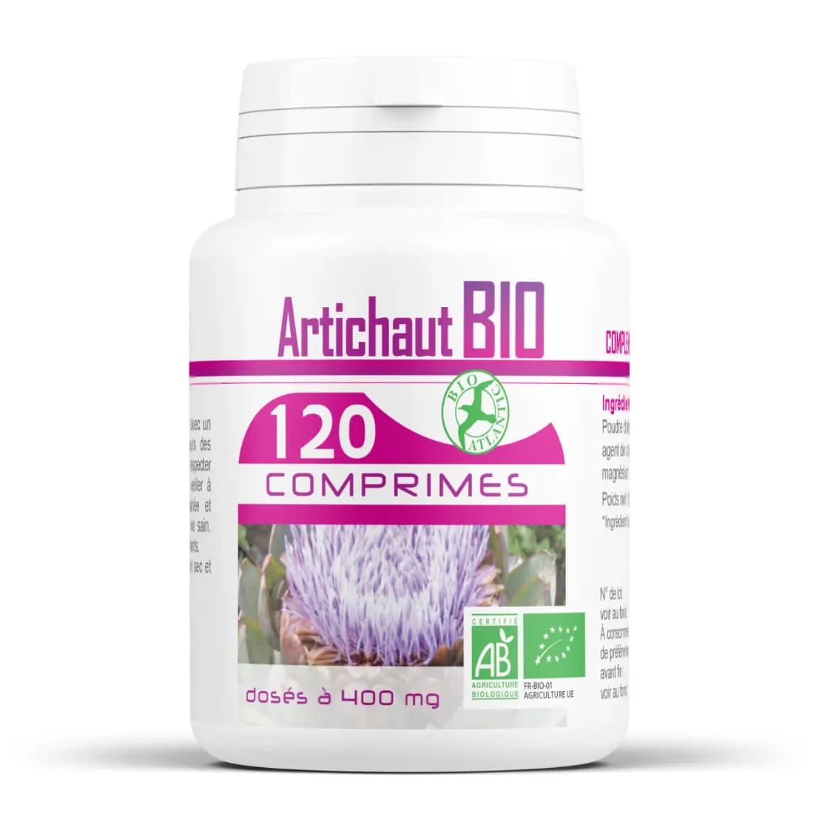 Artichaut 120 comprimés bio