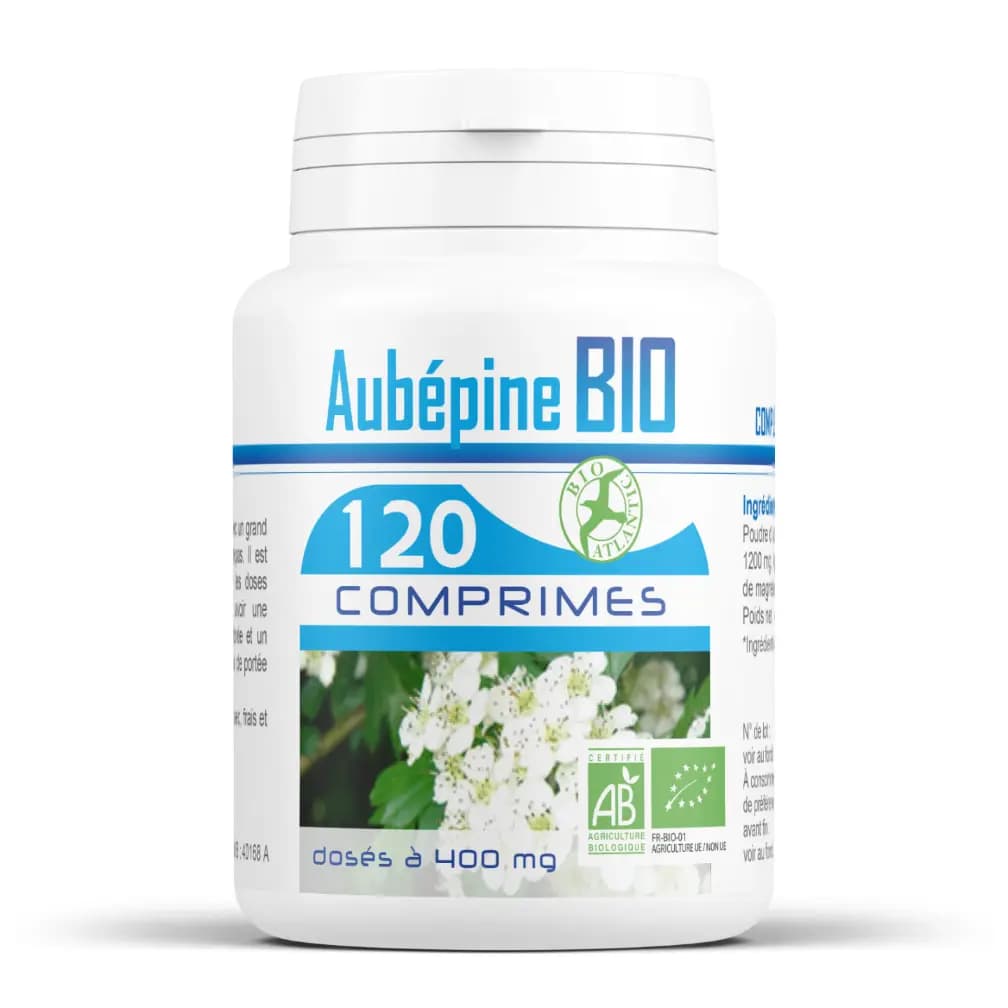 Aubépine sommités fleuries bio 120 comprimés
