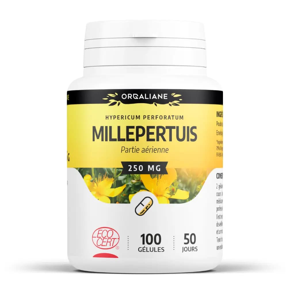 Millepertuis bio 100 gélules