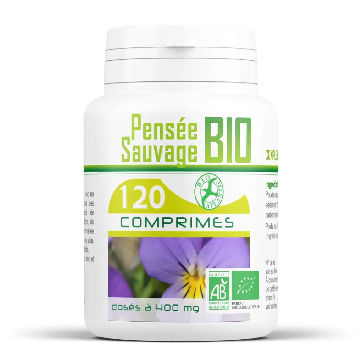 Pensée sauvage 120 comprimés bio
