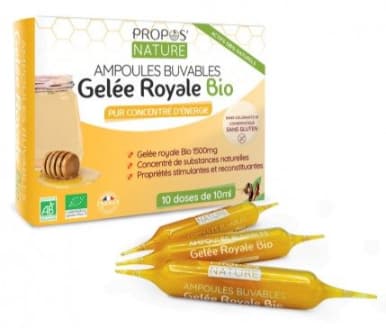 Gelée royale bio 10 ampoules
