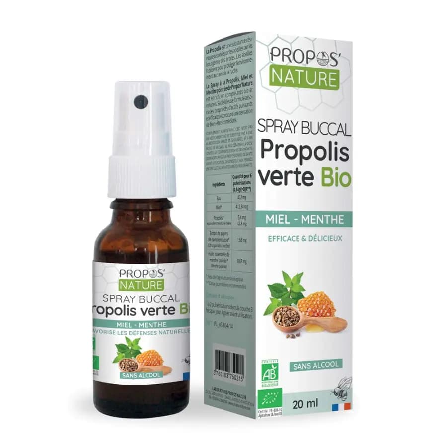 Spray propolis menthe 15 ml
