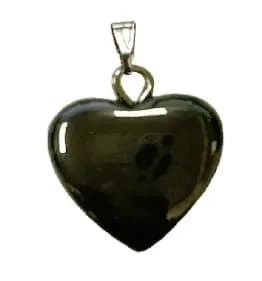 Pendentif cœur hématite
