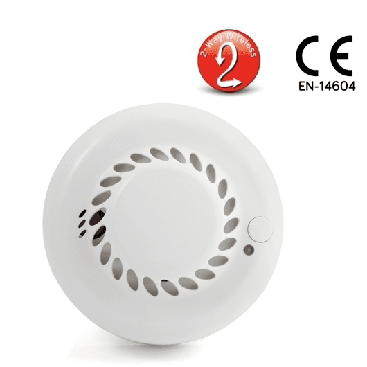 Détecteur de fumée et chaleur sans fil bidirectionnel Risco RWX34S