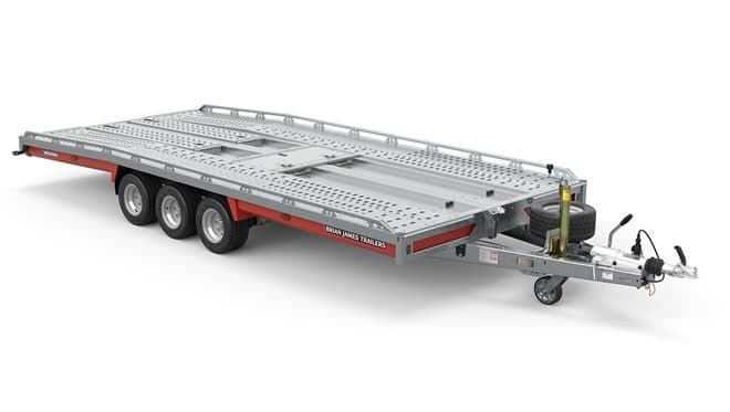 PKW Anhänger Fabrikat Brian James Typ: T Transporter - 5,00x2,10 m - 3.500kg 10 Zoll inkl. 1,80m Rampen