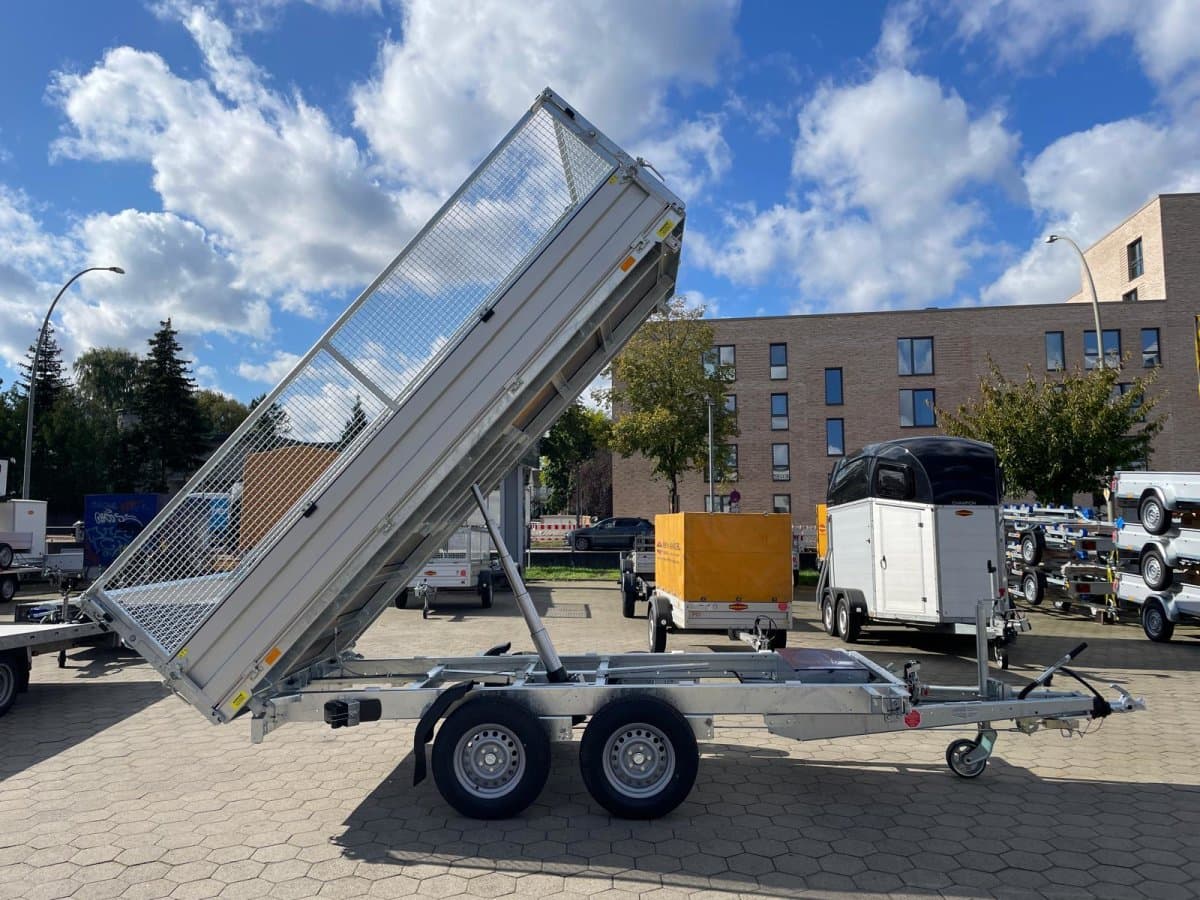 PKW Anhänger Fabrikat Böckmann Typ DK-AL 3718-35 mit Gitteraufsatz 60 cm