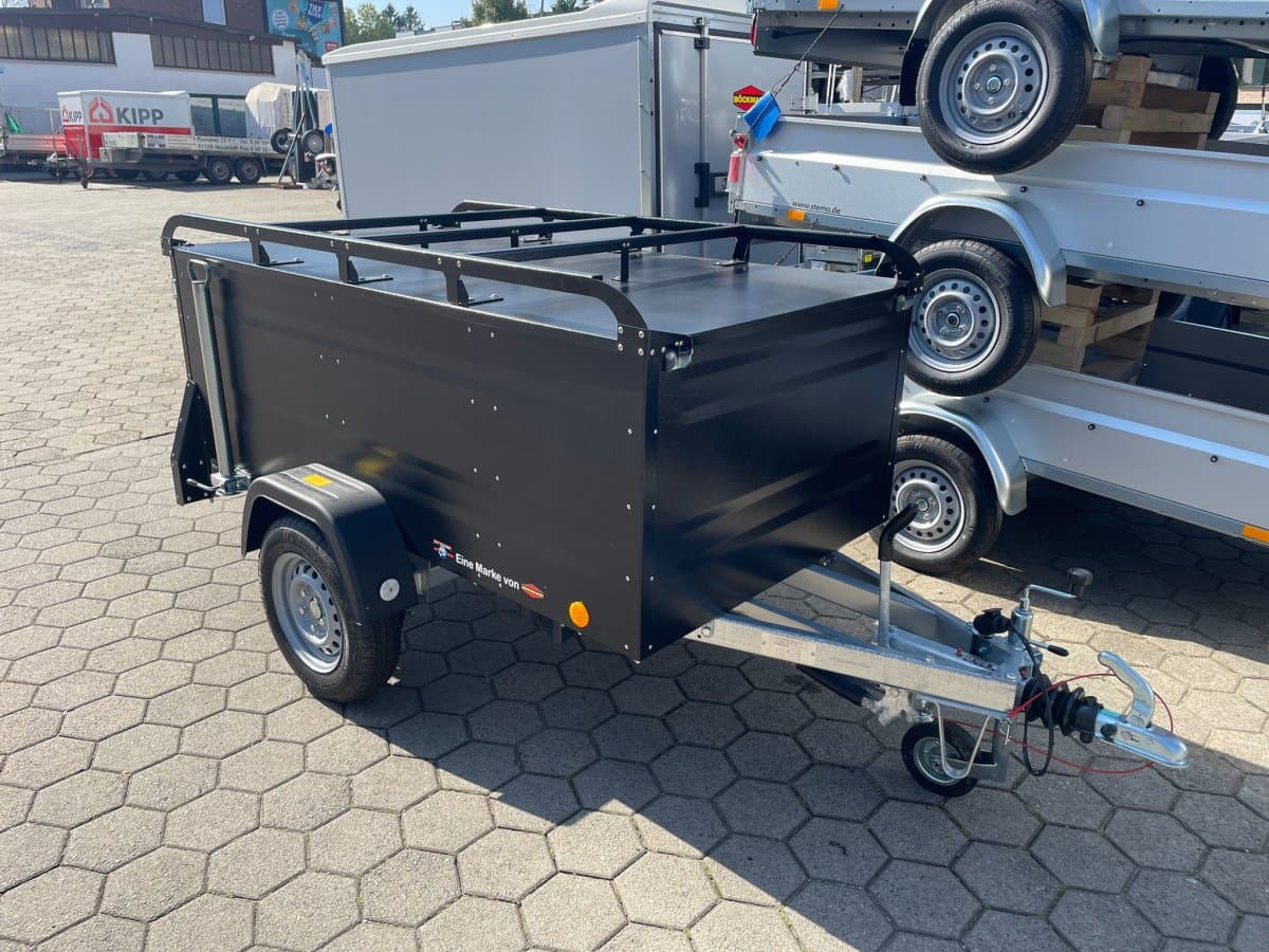 PKW Anhänger Fabrikat TPV Typ KT-EB2 pulverbeschichtet SCHWARZ