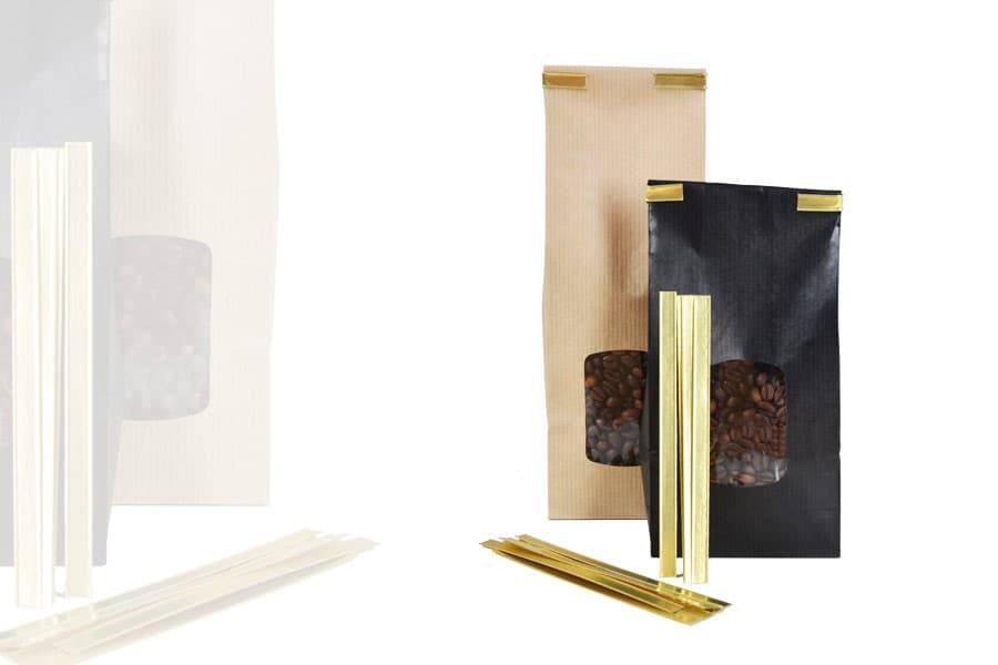 Barrettes Clips Or Fermeture de Sachet (lot de 250)