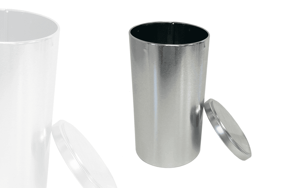 Boîte Cylindrique GM en Fer Blanc 1,6 litres