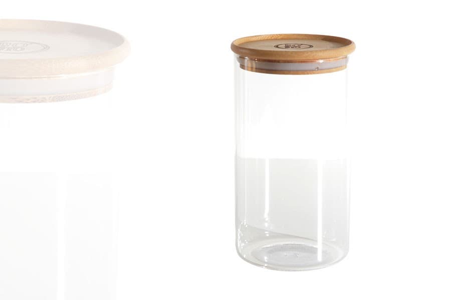 Pot Rond de Conservation 1,1 litres en Verre Borosilicaté