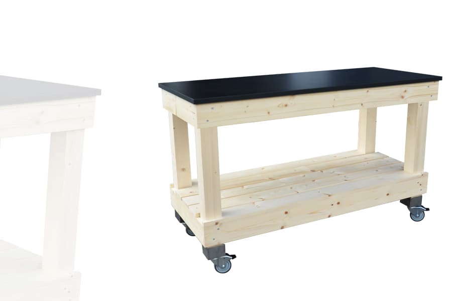 Table 2 Niveaux Étroite 2 Tons AVEC roulettes