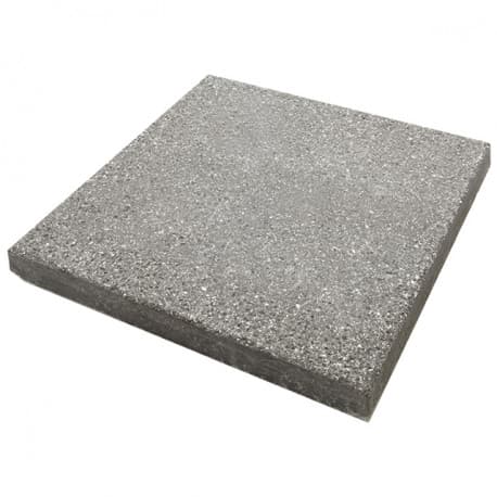 Dalle de Terrasse en Béton Grenaillée 40 x 40 x 4 cm Gris Anthracite