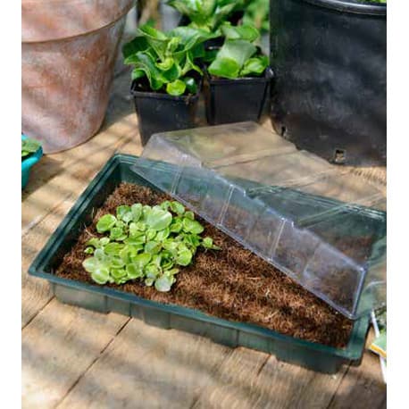 Set de 6 Tapis de Culture Coco Biodégradable pour Mini Serre de Culture avec Terrine Souple – 45 x 12 x 1,1 cm