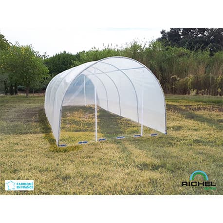 Serre de Jardin 18 m² en Polyéthylène Armature Acier Galvanisé – 6 x 3 m