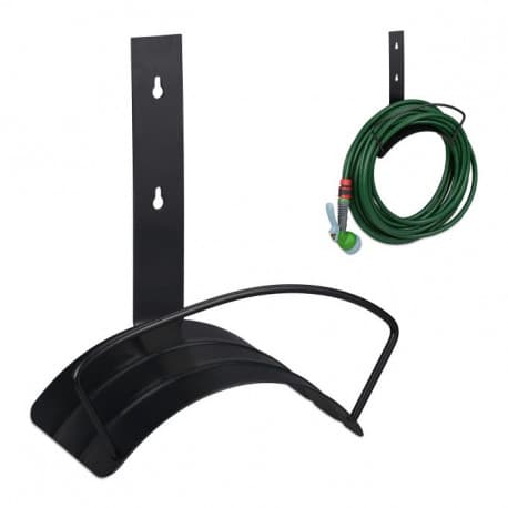 Enrouleur Mural en Acier pour Tuyau d’Arrosage Longueur : 60 m – 32,5 x 16 x 32 cm