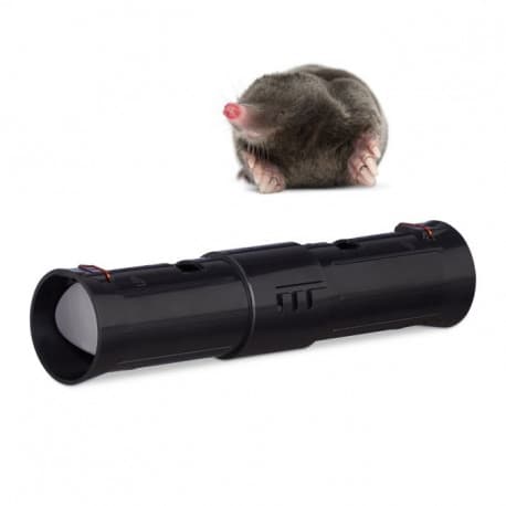 Attrape Taupe Vivante - Longueur du Tunnel Ajustable – Couleur noir – Diam 5,5 cm