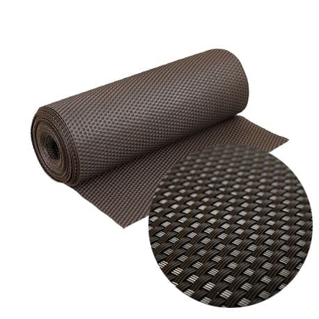 Brise-Vue Résine tressée Hauteur 100 cm – L.500 cm – Marron Foncé