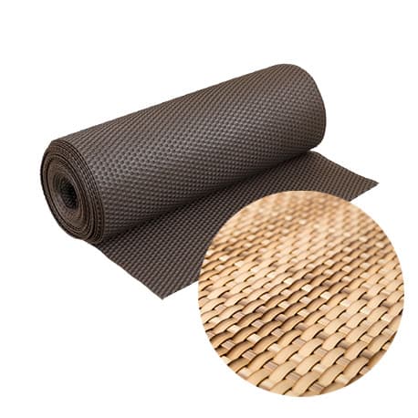 Brise-Vue Résine tressée avec Œillets Hauteur 100 cm – L.300 cm – Marron et Beige