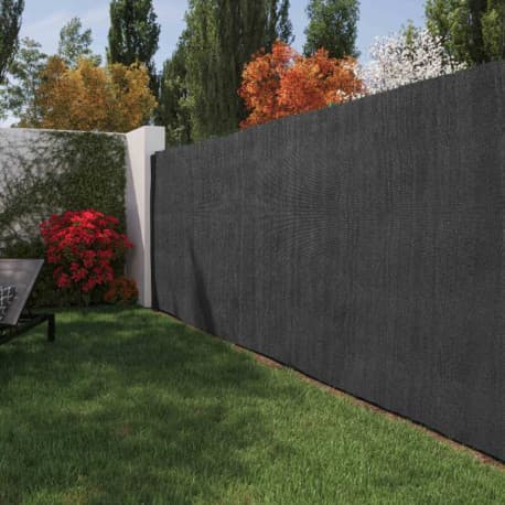 Brise-Vue En Polyéthylène Occultation 100% L.300 X H. 120 cm Gris Anthracite