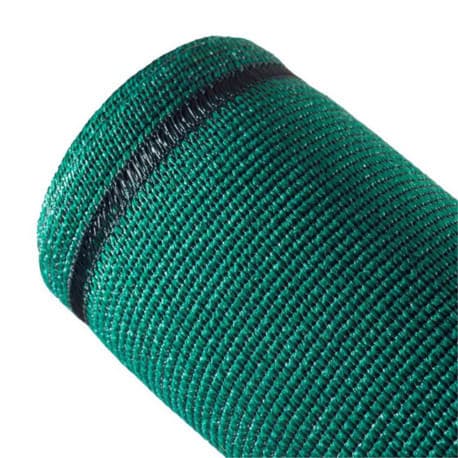 Brise-vue Toile Polyéthylène Vert Foncé L. 5 x H. 1 m 100% Occultant