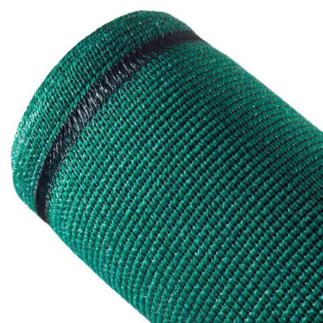Brise-vue Toile Polyéthylène Vert Foncé L. 25 x H. 1 m 70% occultant