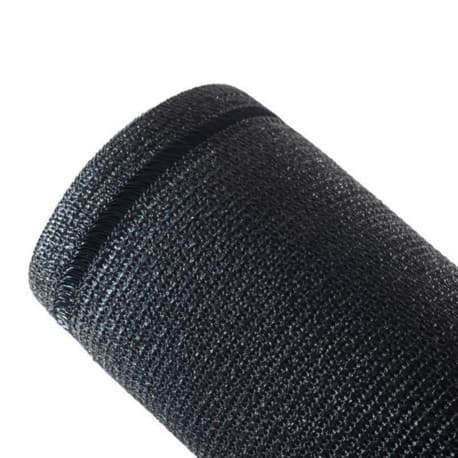 Brise-vue Toile en Polyéthylène Noir L. 3 x H. 1,5 m 85% Occultant