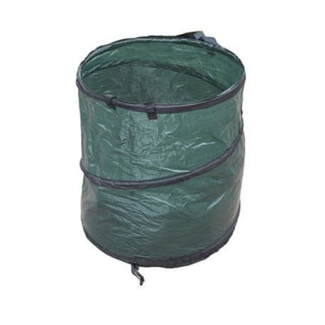 Sac Déchets Multi Usage Spiralé Pliable avec Poignées 175L en Polyéthylène