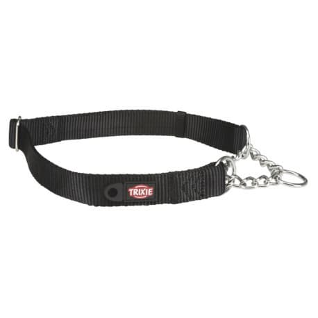 Collier Anti Traction Premium Réglable Taille S-M – 30-40 cm - Noir