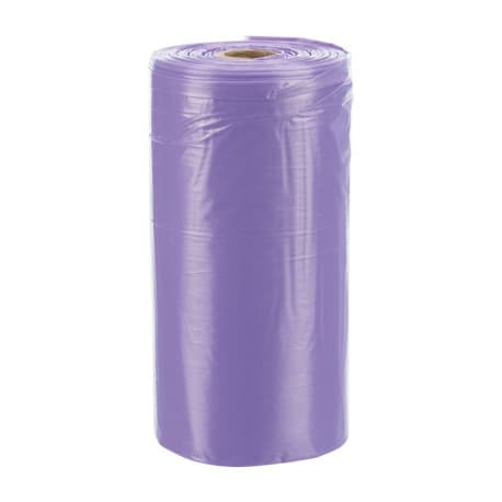 4 Rouleaux de 20 Sacs Ramasse Crottes Parfum Lavande